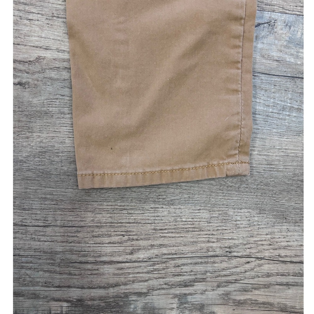 Pilcro Letterpress Anthropologie Women Tan Khaki Straight‎ Leg Pants Size 26 GUC - Picture 6 of 8